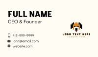 Dog Pixelated Game Business Card Image Preview