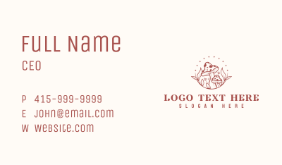 Magical Mushroom Fungus Business Card Image Preview