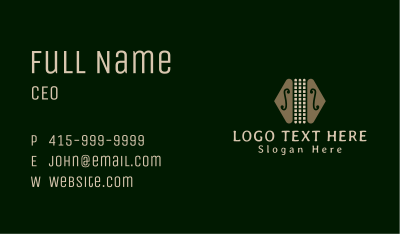 Classic Accordion Business Card Image Preview