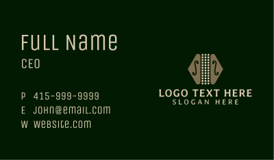 Classic Accordion Business Card Image Preview