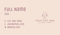 Monoline Lady Jewelry Business Card Image Preview