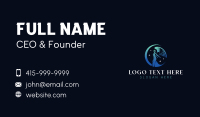 Woman Angel Wing Business Card Preview