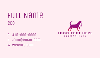Dog Pet Leash Business Card Image Preview