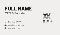 Generic Company Firm Letter X Business Card Image Preview