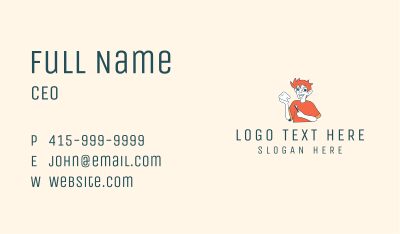 Kid Dental Tooth Business Card Image Preview