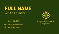 Colorful Flower Arrangement Business Card Preview