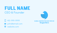 Blue Hummingbird Wing Business Card Image Preview