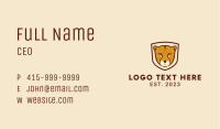 Cheetah Wildlife Mascot Business Card Image Preview