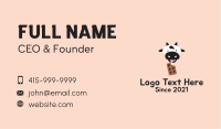 Cow Milk Chocolate  Business Card Image Preview