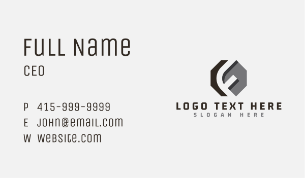 Business Industrial Letter F Business Card Design Image Preview