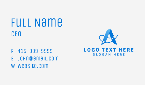 Generic Arrow Letter A Business Card Design Image Preview