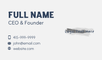 Paint Brush Stroke Wordmark Business Card Image Preview
