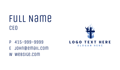Dove Cross Church Business Card Image Preview