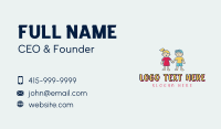 Youth Daycare Kindergarten Business Card Design