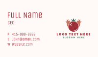 Retro Tomato Flame Business Card Image Preview