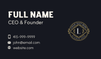 Elegant Luxury Ornament Business Card Preview