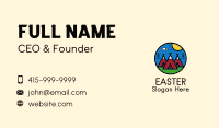 Camping Tent Outdoor Business Card Design