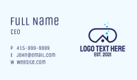 Blue Diving House  Business Card Image Preview