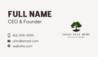 Rustic Tree Landscape Business Card Image Preview