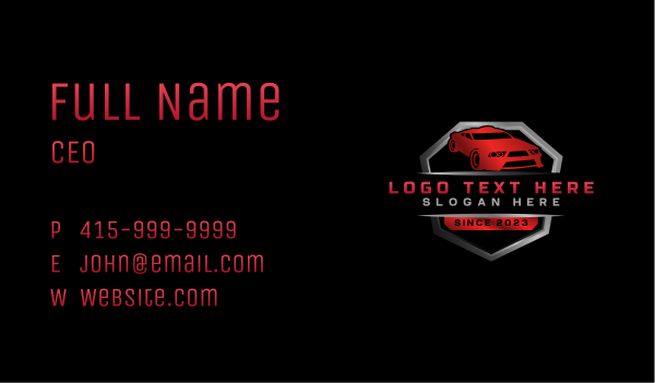 Car Automotive Vehicle Business Card Design Image Preview