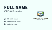 Tech Computer Repair Business Card Image Preview