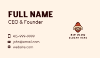Happy Dog Hat Business Card Image Preview