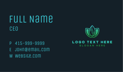 Organic Biotech Lab Business Card Image Preview