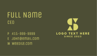 Shapes S & D Monogram Business Card Image Preview
