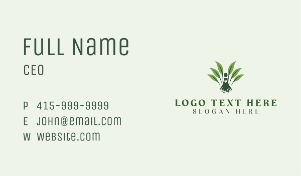 Gardening Tree Planting  Business Card Design Image Preview