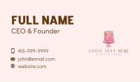 Floral Cake Bake Business Card Image Preview