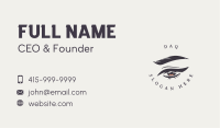 Classic Eyeliner Eye Business Card Image Preview