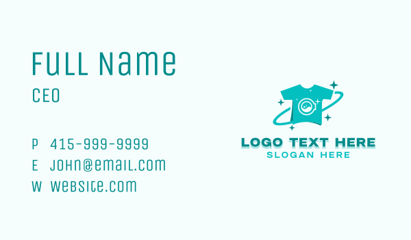 Clothes Washer Laundry Business Card Design Image Preview