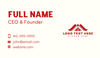 House Roof Builder Business Card Design