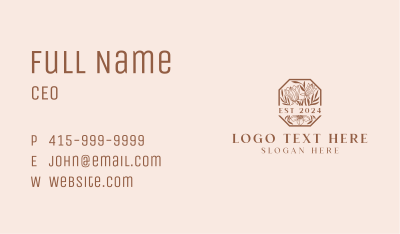 Floral Garden Boutique Business Card Image Preview