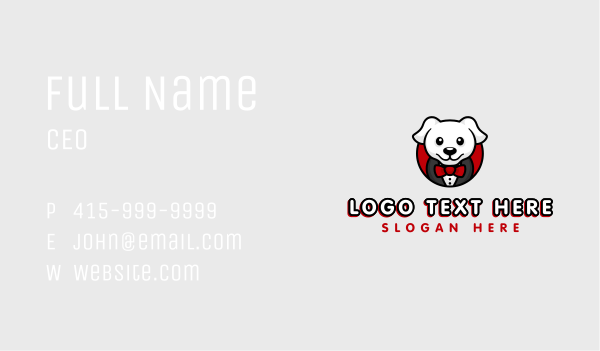 Pet Puppy Dog Business Card Design Image Preview