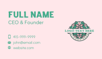 Floral Ornament Garden Business Card Image Preview