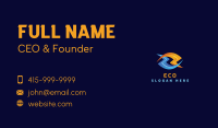 Electricity Energy Power Letter Z Business Card Image Preview