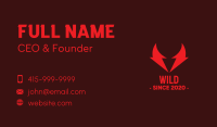 Voltage Bull Horns Business Card Image Preview