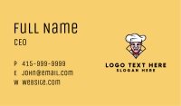 Laughing Chef Mascot  Business Card Image Preview