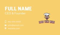 Laughing Chef Mascot  Business Card Design