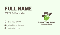 Cowboy Frog  Business Card Image Preview