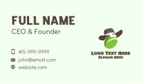 Cowboy Frog  Business Card Design