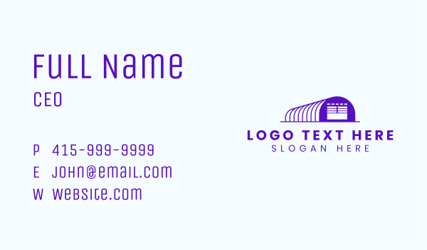 Storage Warehouse Facility Business Card Design Image Preview