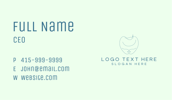 Dentistry Dental Tooth Business Card Design Image Preview