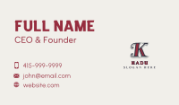 Barber Barbershop Salon  Business Card Image Preview