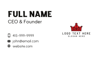 Royal Mosaic Crown Business Card Preview