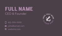 Generic Graffiti Letter Business Card Preview