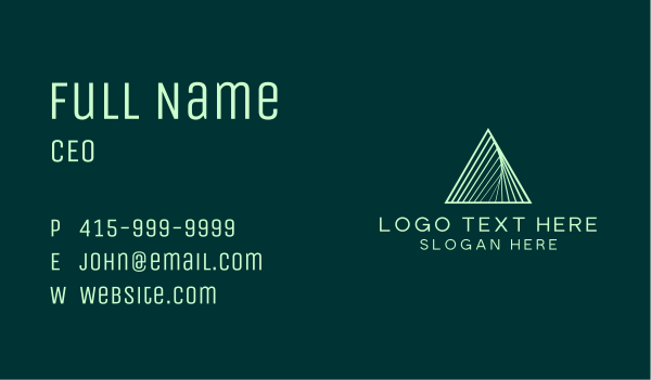 Pyramid Financing Business Business Card Design Image Preview