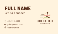 Fast Burger Time  Business Card Image Preview