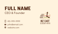 Fast Burger Time  Business Card Image Preview